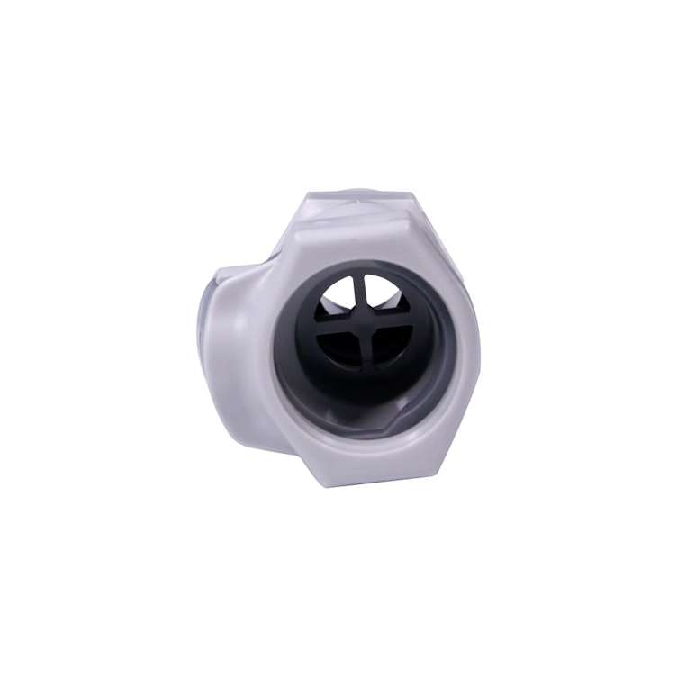 1/2" MNPT NSF-listed HFC 12 Series Polypropylene Coupling Body - Straight Thru (Insert Sold Separately)