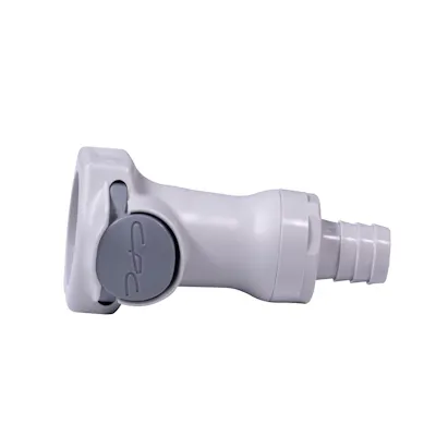 1/2" In-Line Hose Barb NSF-listed HFC 12 Series Polypropylene Coupling Body - Straight Thru (Insert Sold Separately)