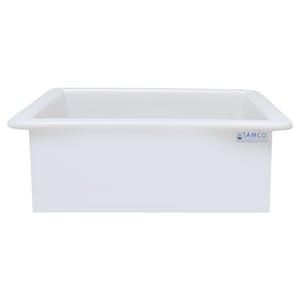 30 Gallon Heavy Duty Natural PE Tamco® Tank - 30" L x 24" W x 12" Hgt. (Can Ship UPS)