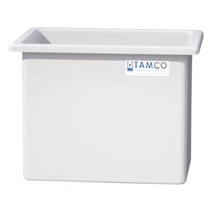 112 Gallon Heavy Duty Natural PE Tamco® Tank - 36" L x 24" W x 30" Hgt. (Ships Motor Freight)
