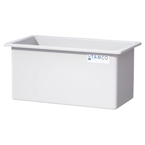 105 Gallon Heavy Duty Natural PE Tamco® Tank - 48" L x 24" W x 24" Hgt. (Ships Motor Freight)