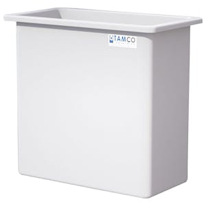 220 Gallon Heavy Duty Natural PE Tamco® Tank - 48" L x 24" W x 48" Hgt. (Ships Motor Freight)
