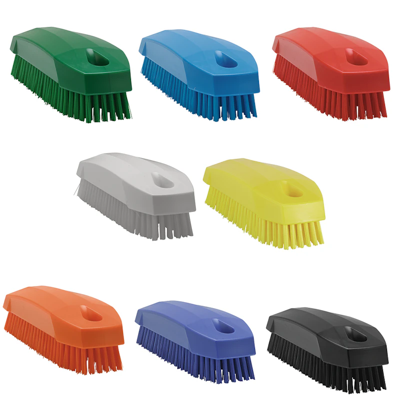 Vikan® Color-Coded Hand & Nail Brushes with Stiff Bristles