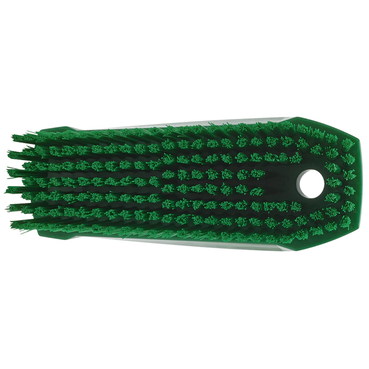 Green Polypropylene Vikan® Hand & Nail Brush with Stiff Polyester Bristles