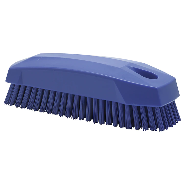 Purple Polypropylene Vikan® Hand & Nail Brush with Stiff Polyester Bristles