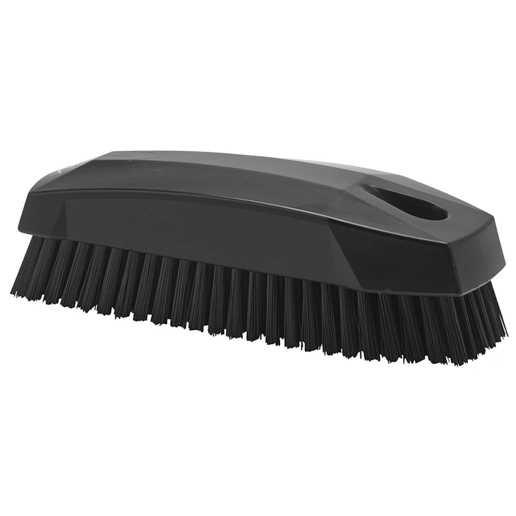 Black Polypropylene Vikan® Hand & Nail Brush with Stiff Polyester Bristles
