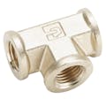 1/2" FPT Brass Union Tee
