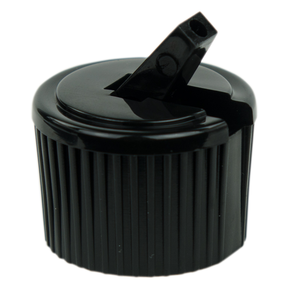 20/410 Black Polypropylene Flip-Top Dispensing Cap | U.S. Plastic