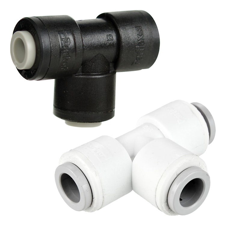 Parker TrueSeal™ Polypropylene Push-In Union Tees