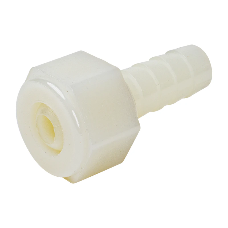 3/8" Hose Barb x 3/8" Swivel Female NPSM Nylon Swivel Adapter
