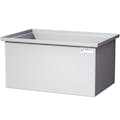 67 Gallon Natural LLDPE Rectangular Tamco® Heavy-Duty Tank with Internal Flange - 36" L x 24" W x 18" Hgt. (Cover Sold Separately)