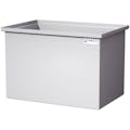 90 Gallon Natural LLDPE Rectangular Tamco® Heavy-Duty Tank with Internal Flange - 36" L x 24" W x 24" Hgt. (Cover Sold Separately)