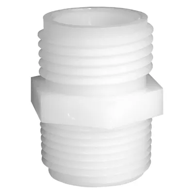 3/4" MGHT x 3/4" MGHT Natural Nylon Adapter