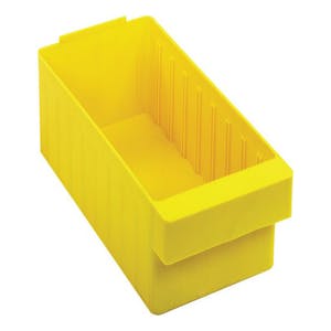 Yellow Super Tuff Euro Drawer - 11-7/8" L x 5-9/16" W x 4-5/8" Hgt.