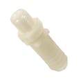 3/4" Hose Barb x 11/16" UN Nylon Adapter with Hex Lock Nut