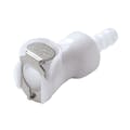 1/4" In-Line Hose Barb NSF-listed PLC Series Acetal Body - Shutoff (Insert Sold Separately)