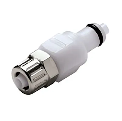 1/4" In-Line Ferruleless PTF NSF-listed PMC Series Acetal Insert - Straight Thru (Body Sold Separately)