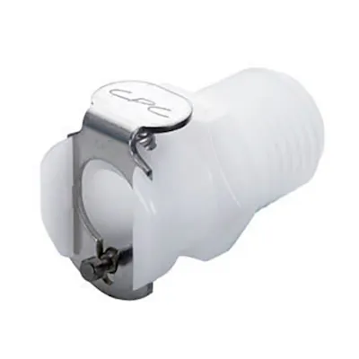 1/4" MNPT NSF-listed PMC Series Acetal Body - Straight Thru (Insert Sold Separately)