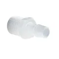 1/2" Tube ID x 1/2" NPT Natural Polypropylene Threaded Adapter