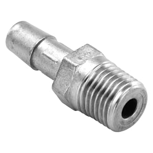 1/4" NPT x 5/16" Barb Stainless Steel Adapter