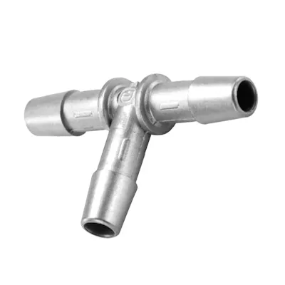 1/4" Stainless Steel Barbed Tee