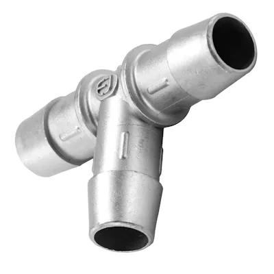 1/2" Stainless Steel Barbed Tee