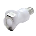 1/4" In-Line Ferruleless PTF NSF-listed PLC Series Acetal Body - Shutoff (Insert Sold Separately)