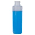 6 oz. Natural HDPE Cylindrical Sample Bottle with 24/410 Neck (Cap Sold Separately)