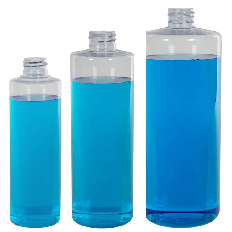 Clear PVC Cylindrical Bottles | U.S. Plastic Corp.