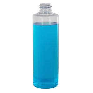 Clear PVC Cylindrical Bottles