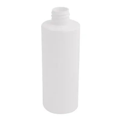 4 oz. White HDPE Cylindrical Sample Bottle with 20/410 Neck (Cap Sold Separately)