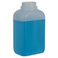 16 oz. Natural HDPE Wide Mouth Oblong Bottle with 43/400 Neck (Cap Sold Separately)