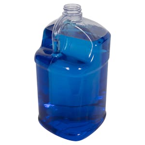 1 Gallon Clear PVC Jug with 38/400 Neck (Cap Sold Separately)