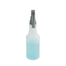 16 oz. HDPE Chemical Resistant Spray Bottle with Gray Polypropylene Sprayer
