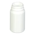 2 oz./60cc White HDPE Wide Mouth Packer Bottle with 33/400 Neck (Cap & Band Sold Separately)