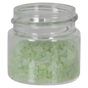 1/2 oz. Clear PET Straight-Sided Round Jar with 33/400 Neck (Cap Sold Separately)