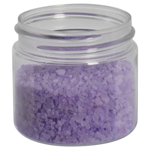 2 oz. Clear PET Straight-Sided Round Jar with 48/400 Neck (Cap Sold Separately)
