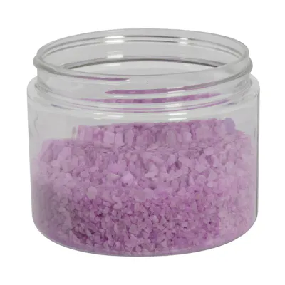 6 oz. Clear PET Straight-Sided Round Jar with 70/400 Neck (Cap Sold Separately)