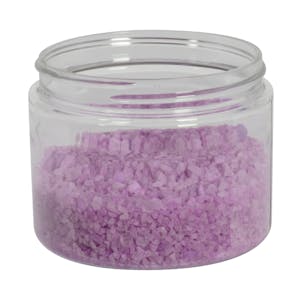6 oz. Clear PET Straight-Sided Round Jar with 70/400 Neck (Cap Sold Separately)
