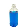 8 oz. Clear PET Modern Round Bottle with 24/400 Neck (Cap Sold Separately)