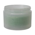 8 oz. Natural Frosted Polypropylene Straight-Sided Double-Walled Round Jar with 89/400 Neck (Cap Sold Separately)