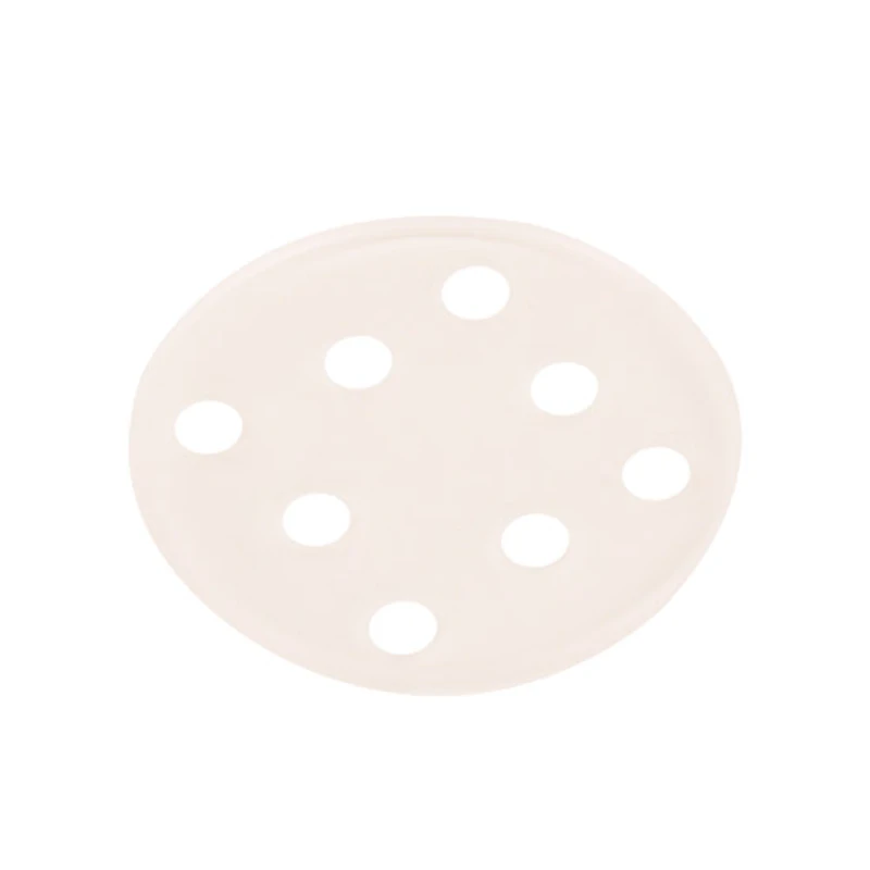 63mm Natural Polypropylene Sifter Fitment with 8 Holes - 0.312" Holes