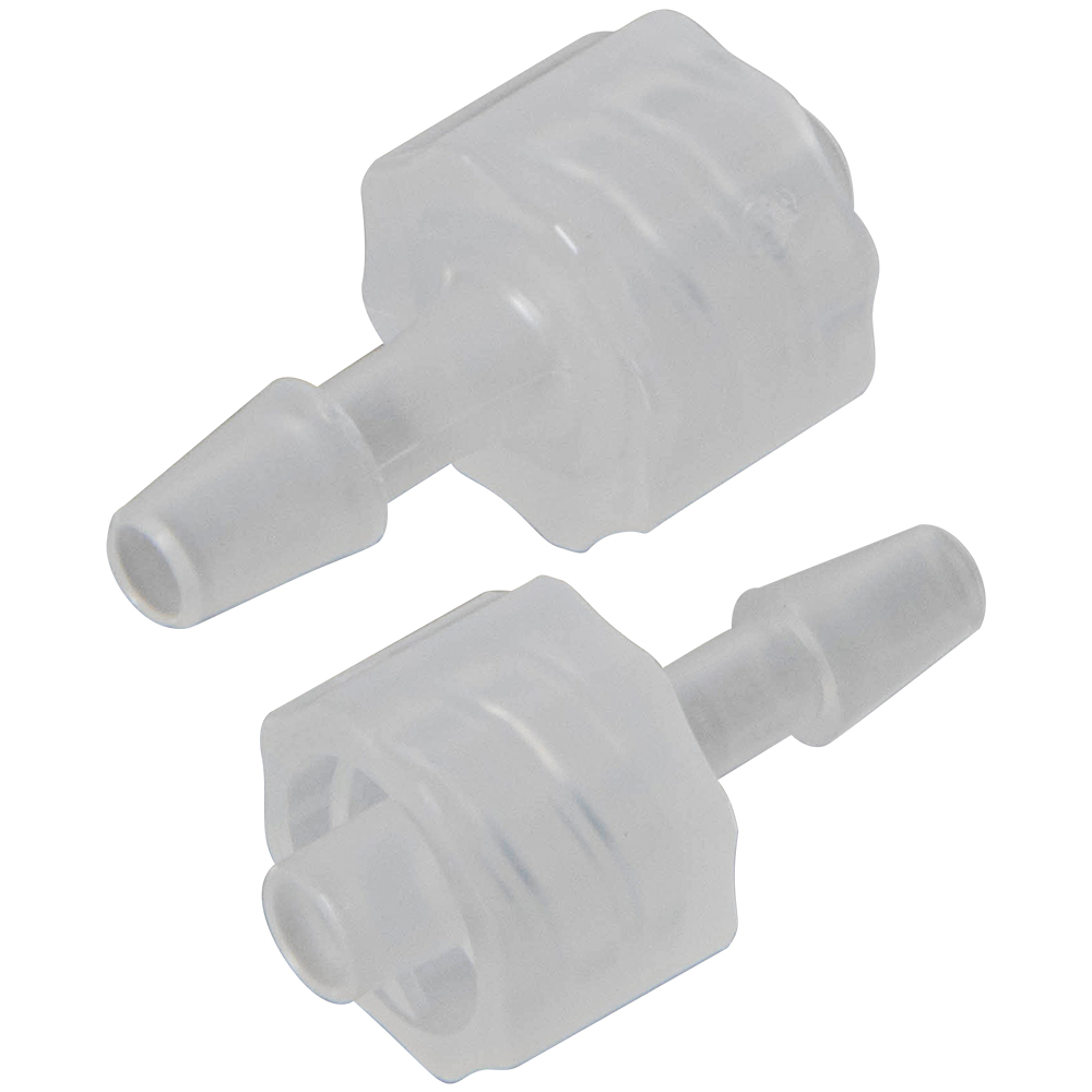 50-Pack 1/8 X 1/8 White Nylon Twist-Connect Luer Lock Fittings – Male & Female Hose Barb