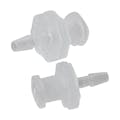 1/8" Hose Barb Female Natural Polypropylene Soft-Touch Luer - Package of 100