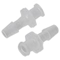 3/16" Hose Barb Female Natural Polypropylene Soft-Touch Luer - Package of 100