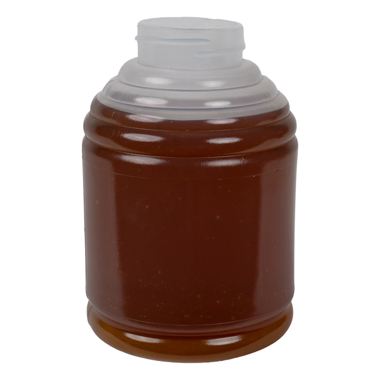 16 oz. (Honey Weight) Natural LDPE Skep Bottle with 38/400 Neck (Cap Sold Separately)