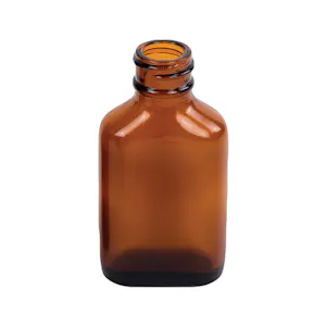 Rockefeller Century Oval Amber Glass Bottles
