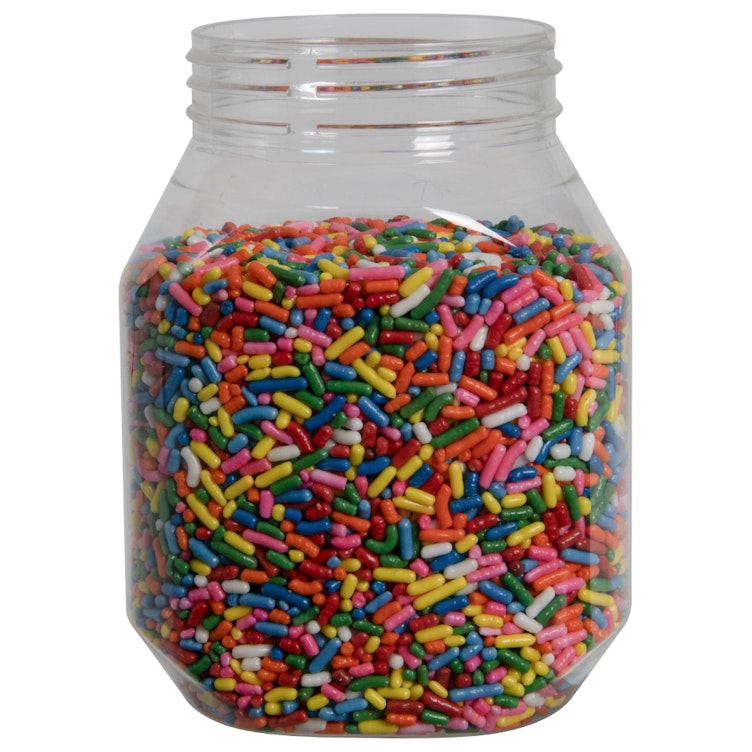 14 oz. Clear PET Wide Mouth Oval Jar with 63/400 Neck (Cap Sold Separately)