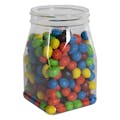 32 oz. Clear PET Square Jar with 89mm Neck  (Cap Sold Separately)