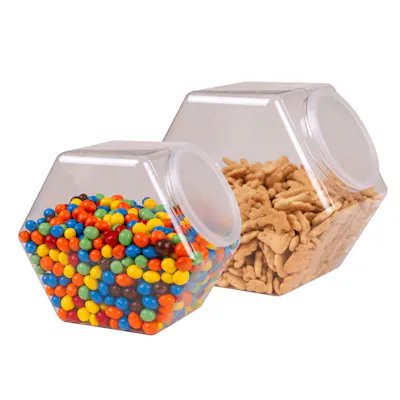 Hexagon Jars & Lids